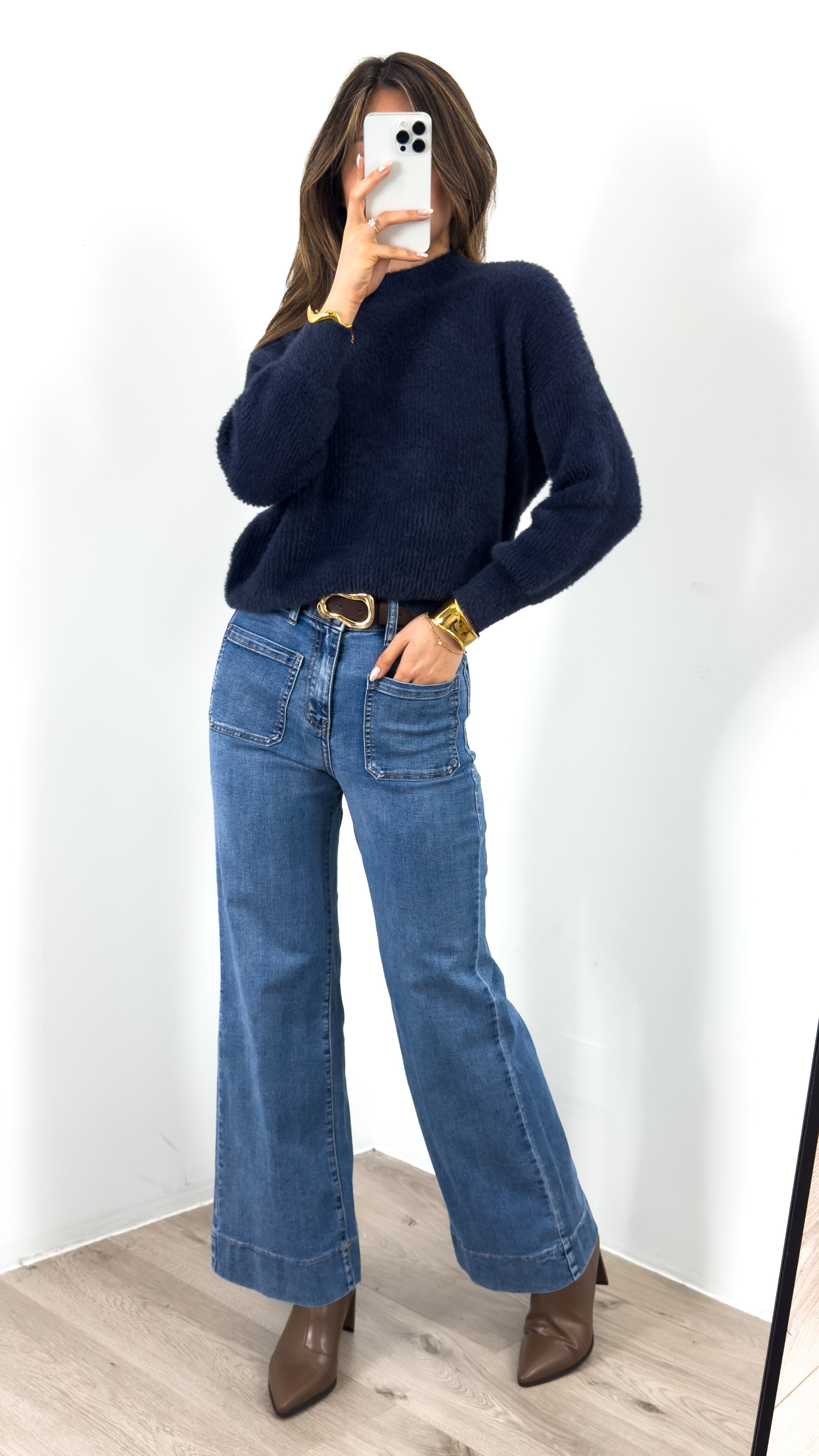 SERENA KNIT - NAVY