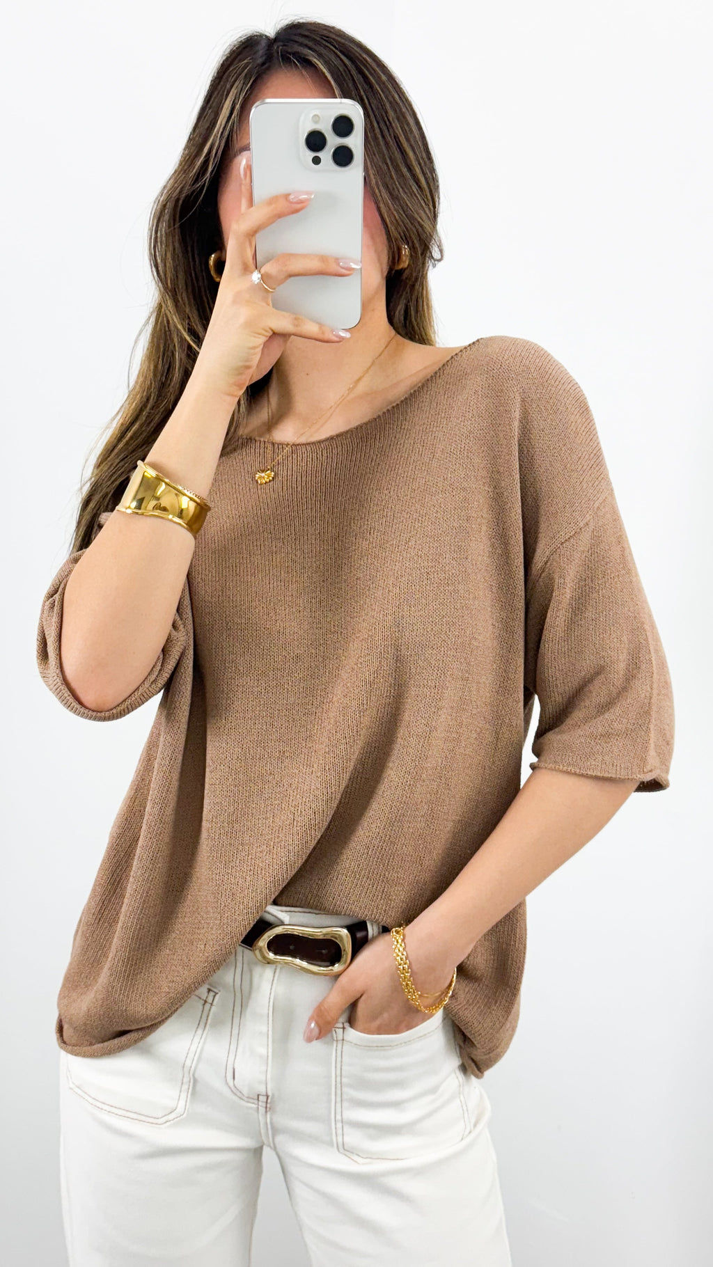 GIANNA TOP - MOCHA