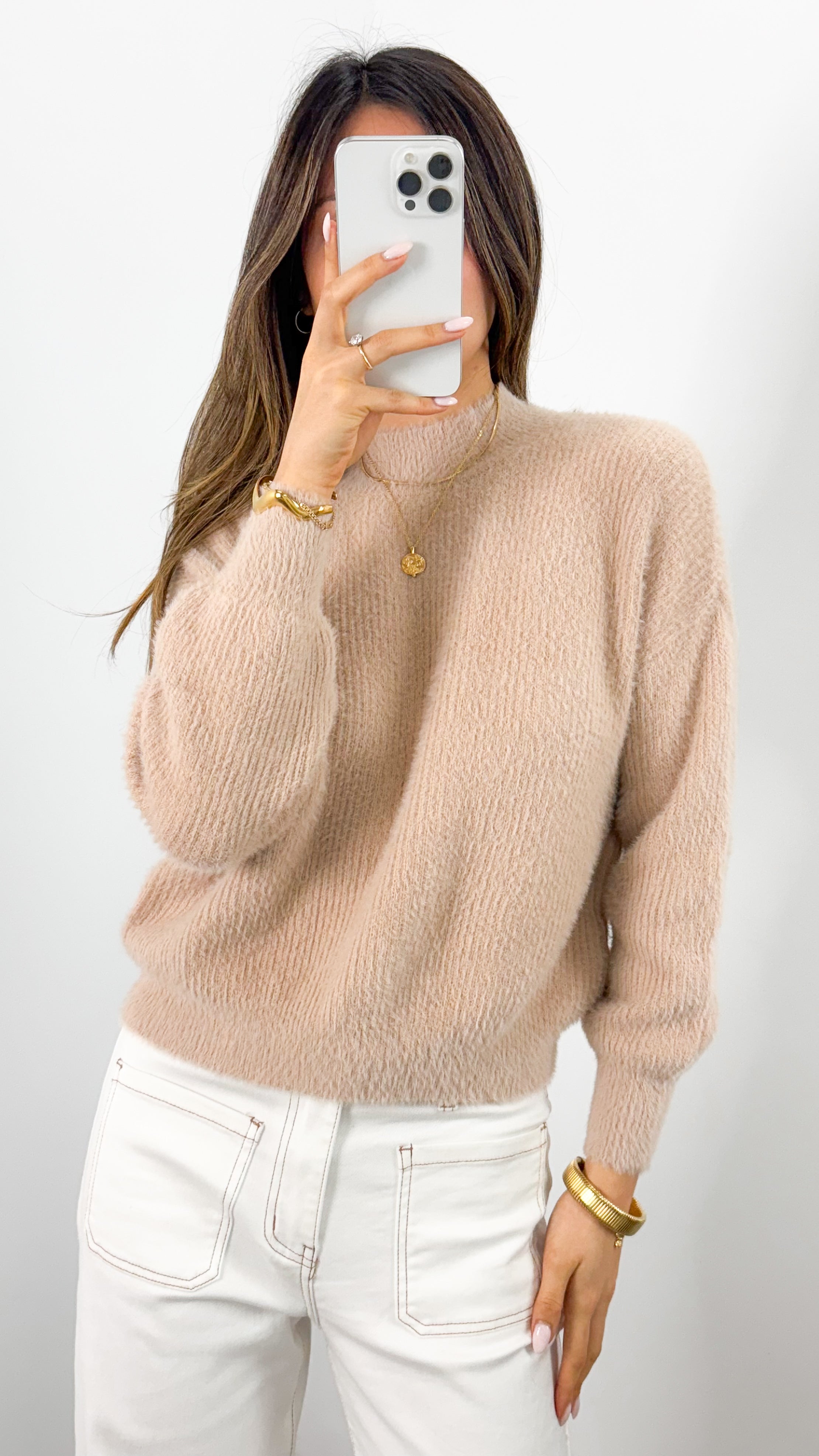 SERENA KNIT - LATTE